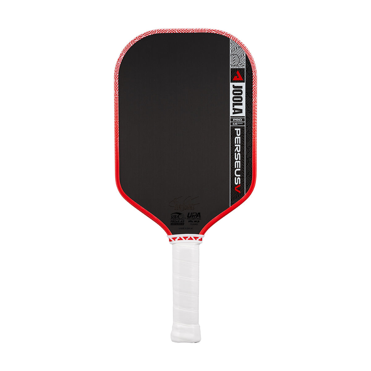 JOOLA Perseus Pro V Pickleball Paddle - 16mm / Blaze Red (Ben Johns)